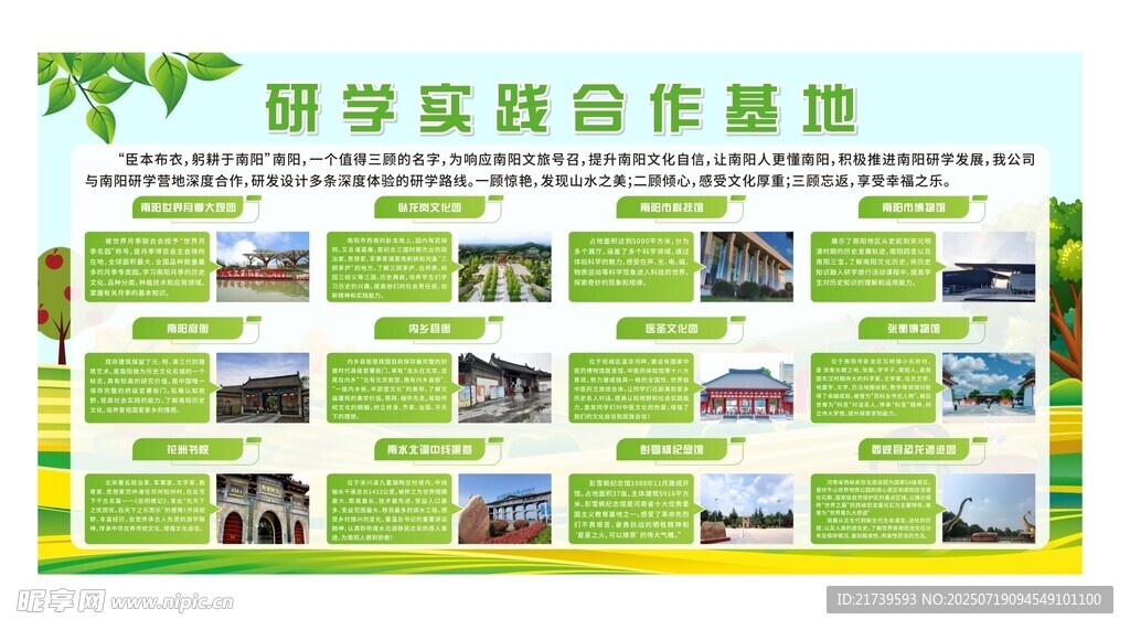 研学实践基地展板