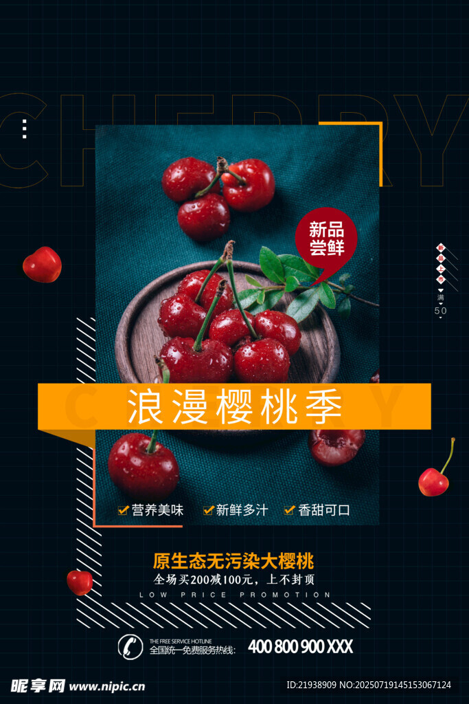 樱桃海报