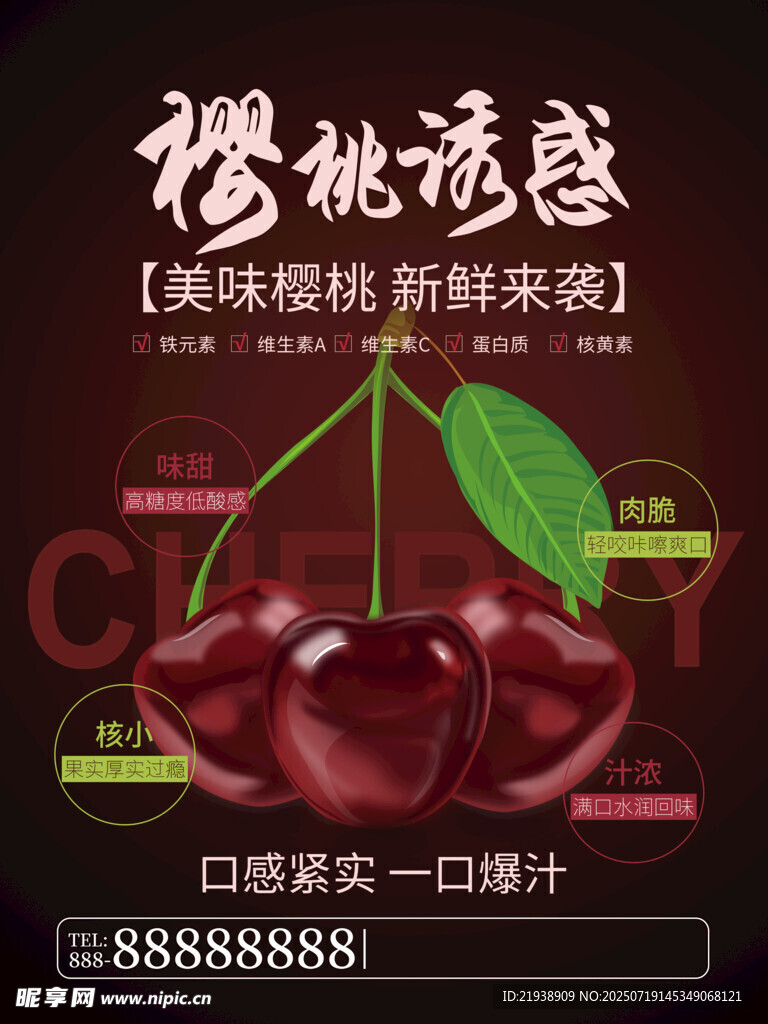 樱桃海报