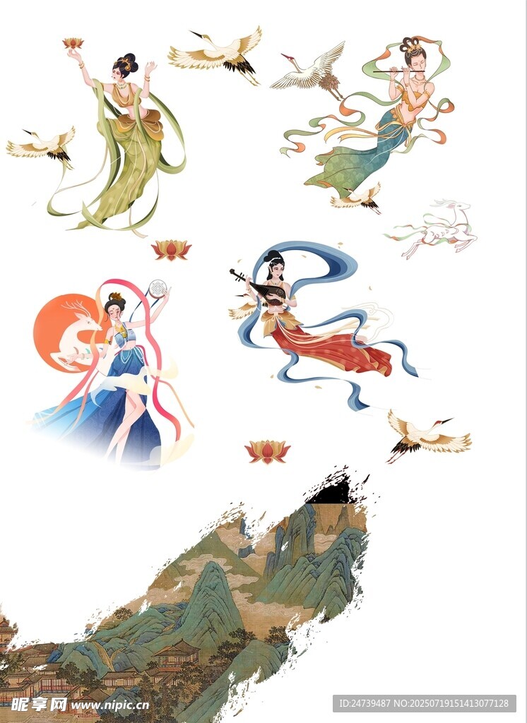 中式素材