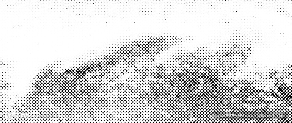 黑白抽象笔触纹理画面