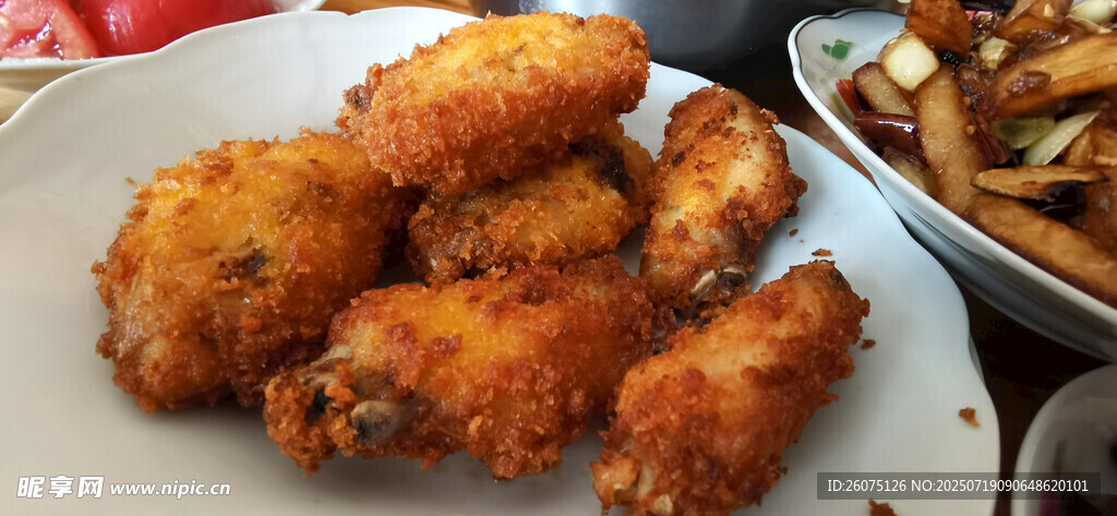 美味炸物鸡块诱人呈现
