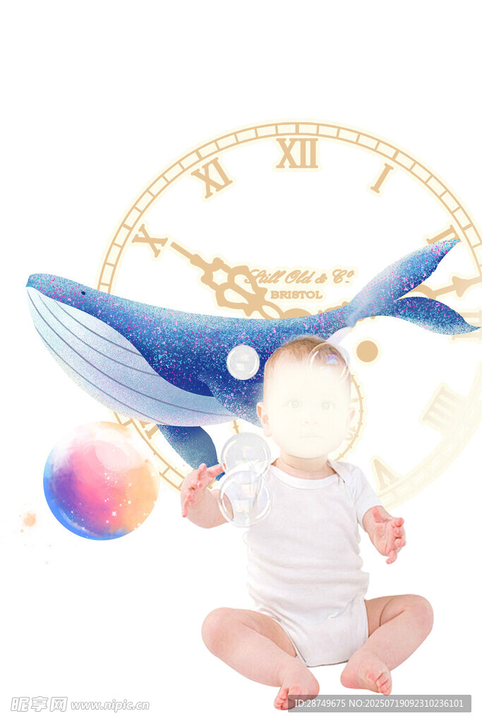 百天照儿童照星空系列