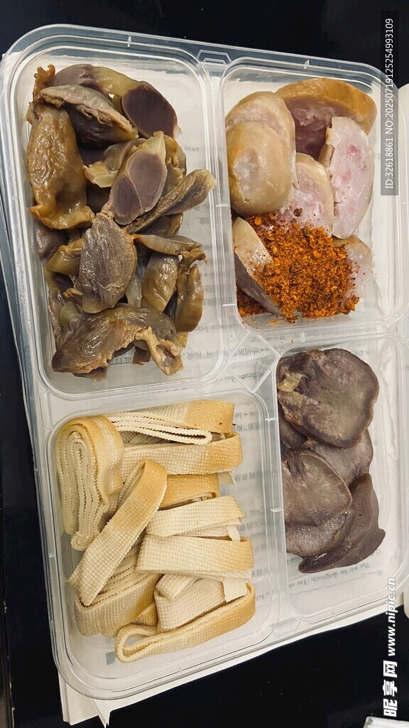 多样卤味食材组合