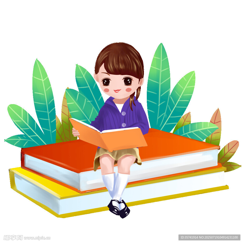 女孩阅读