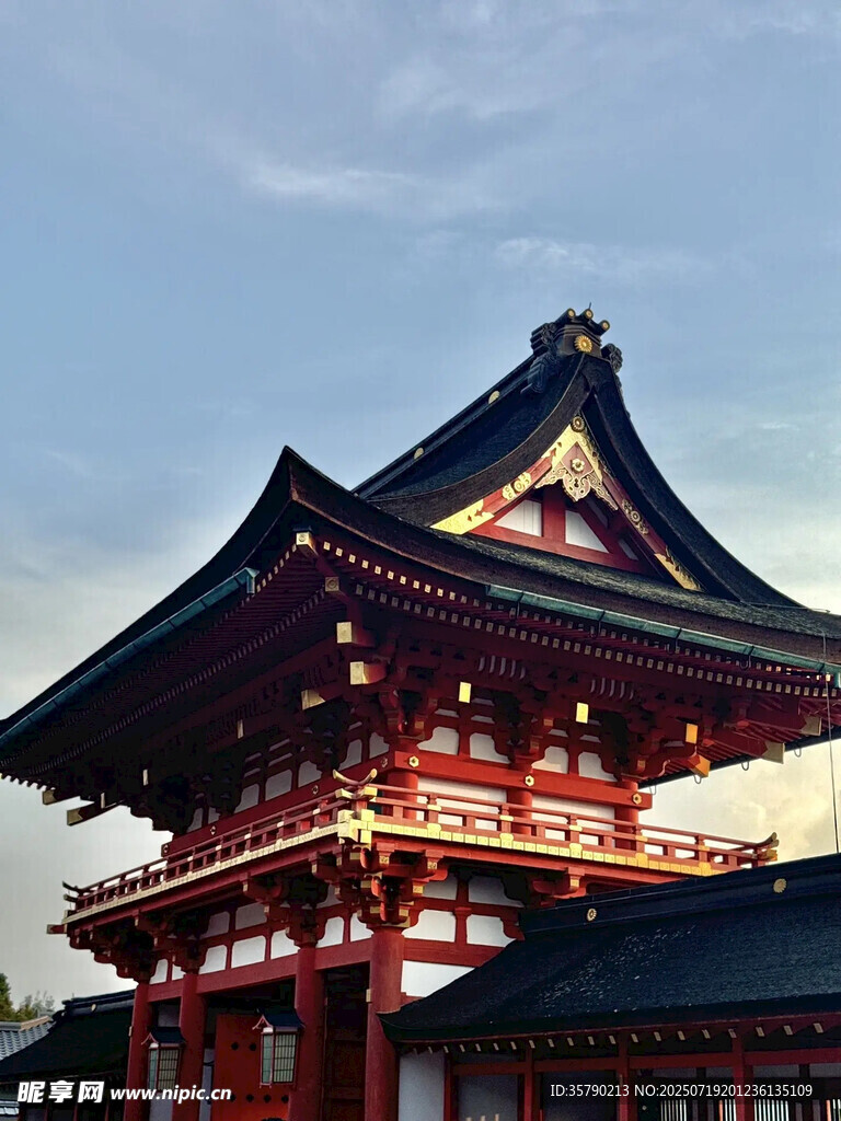 日本传统建筑夜景风采