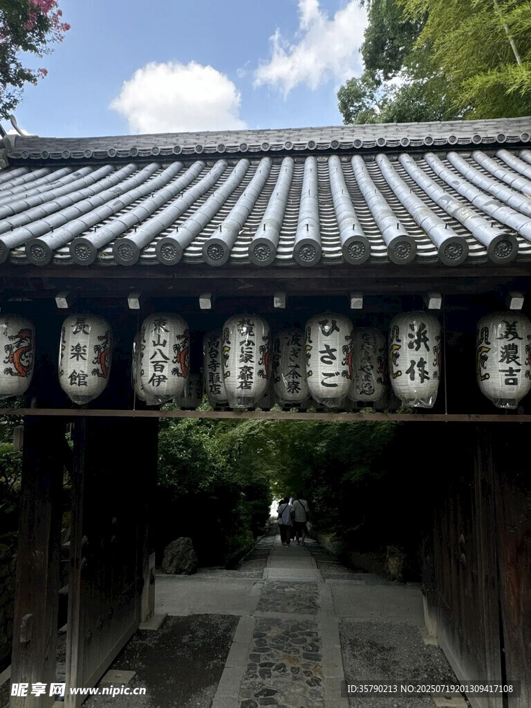 中式古建门廊 典雅景致