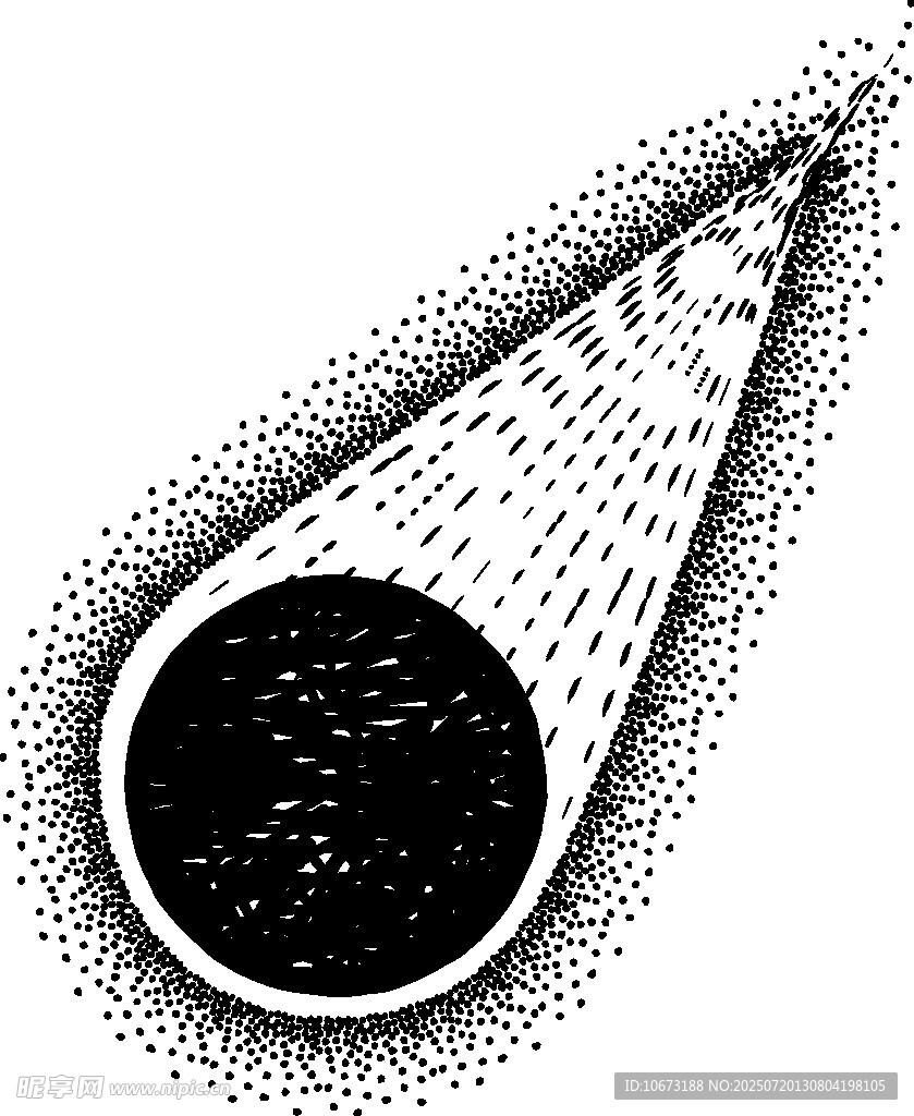彗星插画