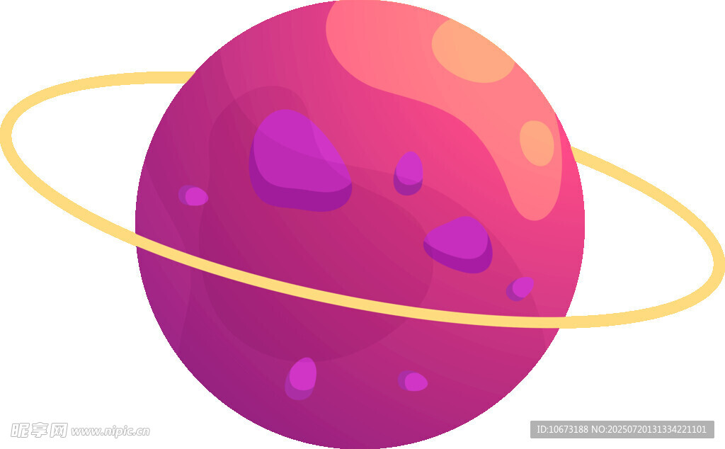 梦幻星球插画