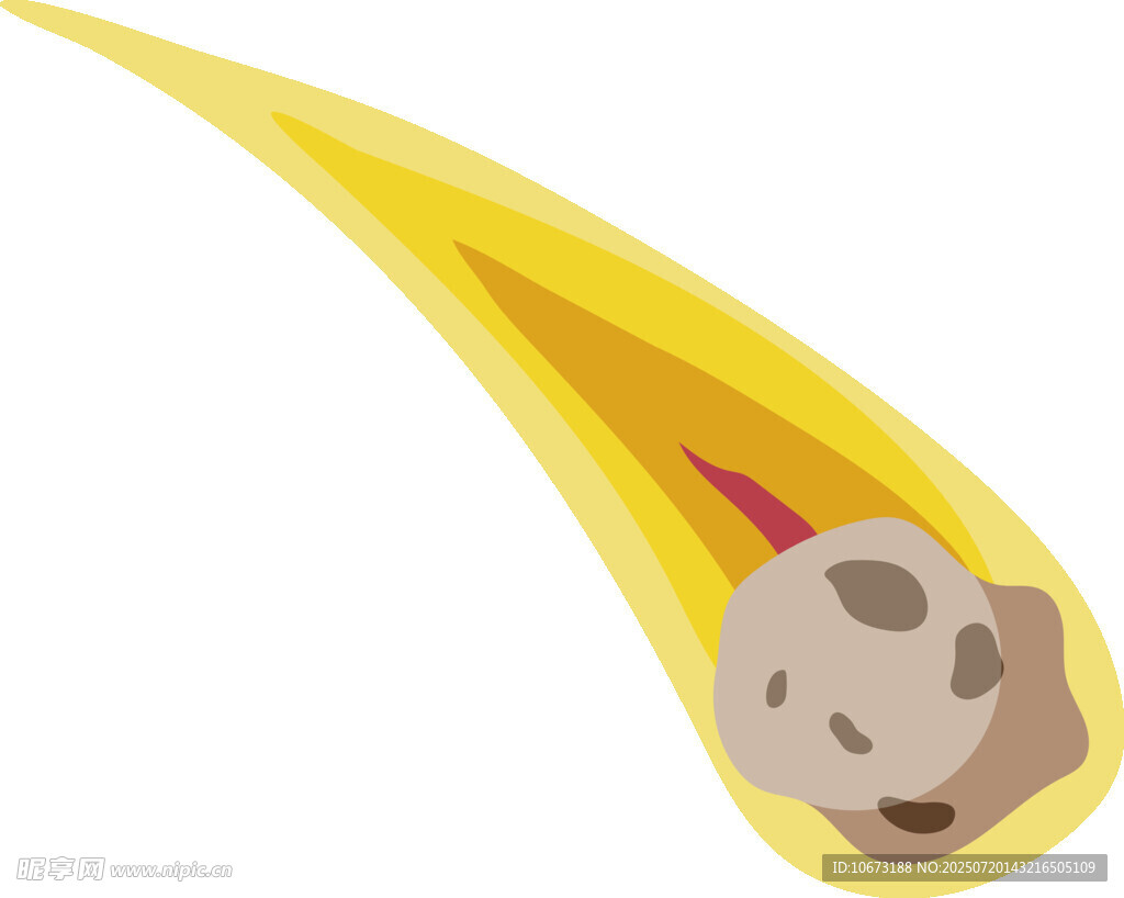 小狗乘流星飞行