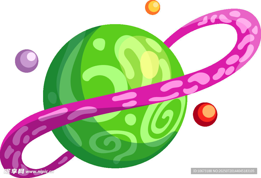 梦幻星球插画