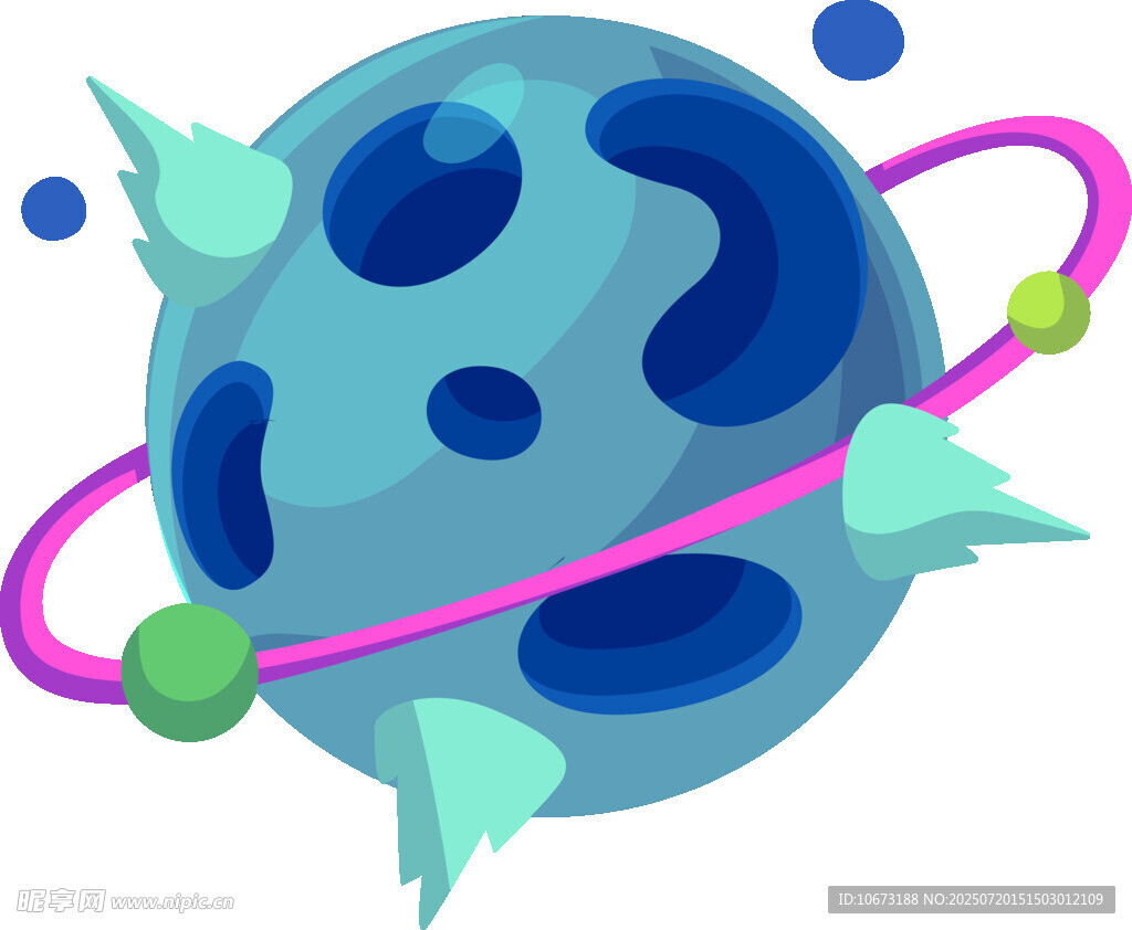 梦幻星球插画