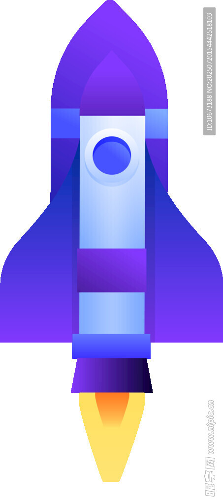 紫色火箭图标