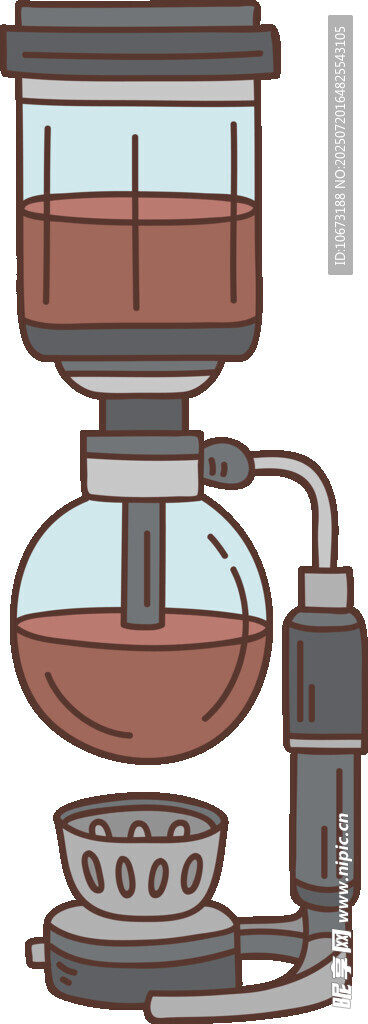 复古虹吸式咖啡制作器具
