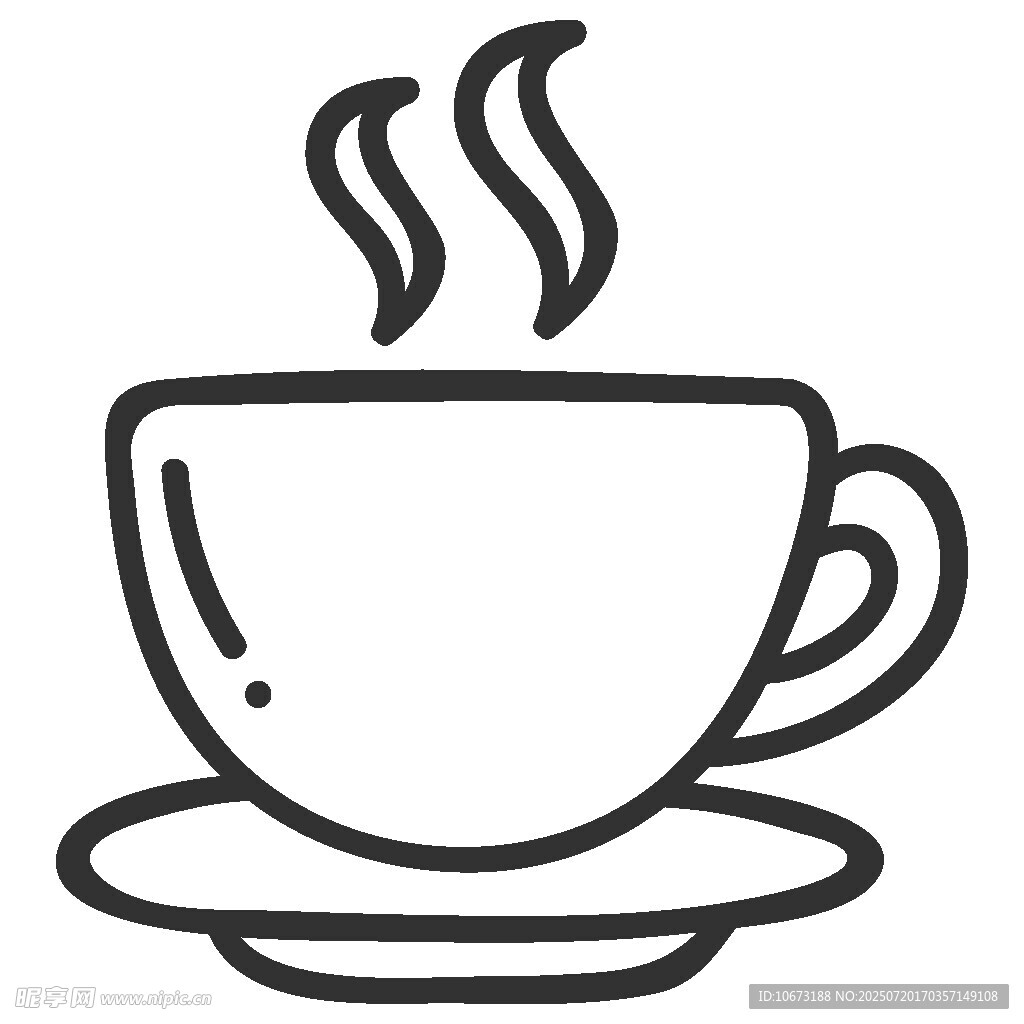 简约咖啡杯图标