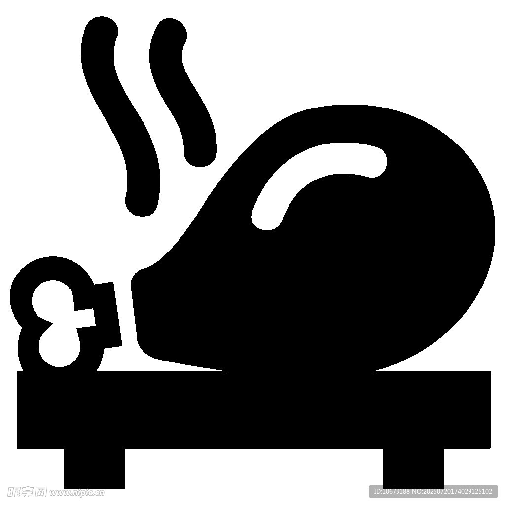 烤火鸡图标