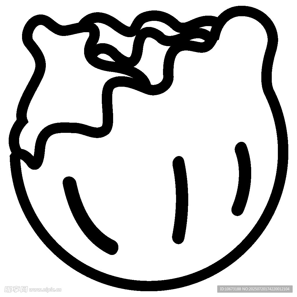 简笔画卷心菜
