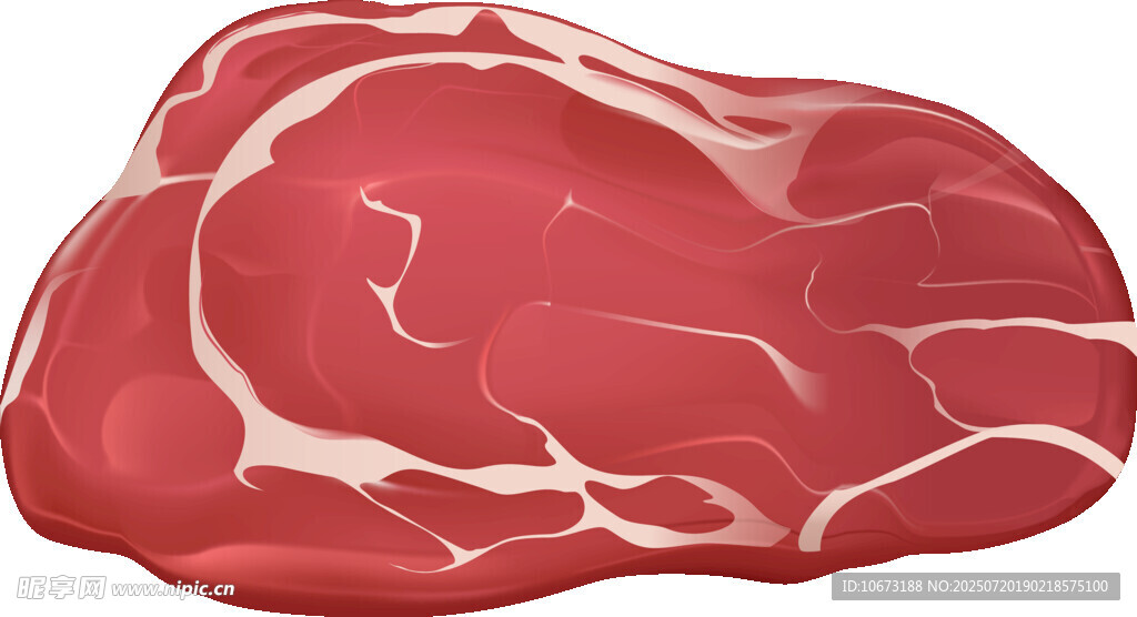 新鲜生牛肉块