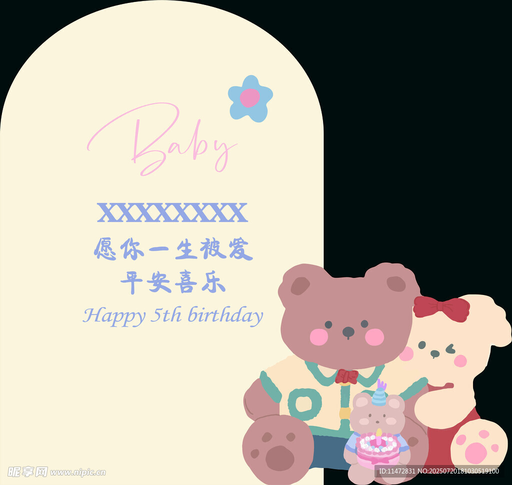 可爱小熊生日宴