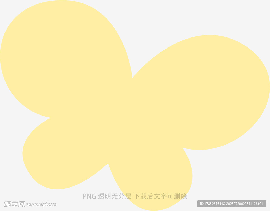 黄色蝴蝶图案