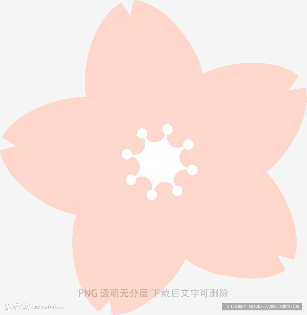 粉色樱花图案