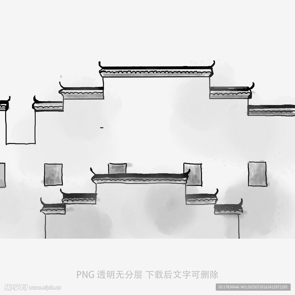 中式古建筑平面图设计