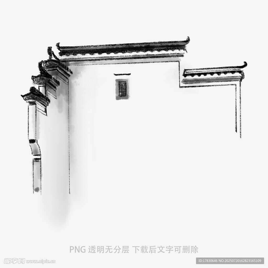 徽派建筑一角