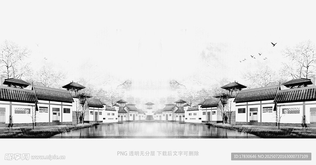 江南水乡古建筑风景