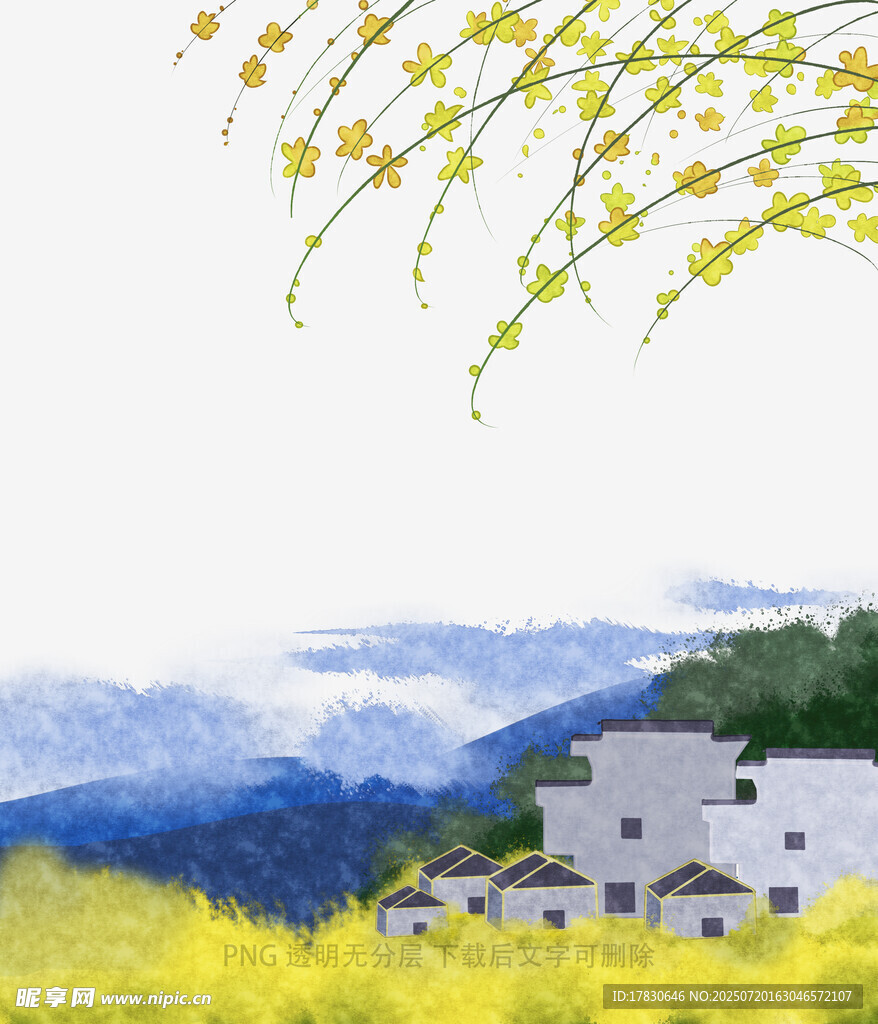 春日山村美景