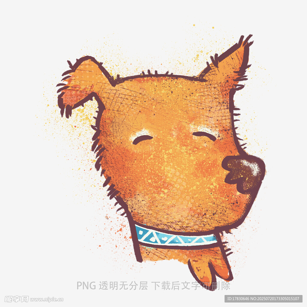 可爱卡通小狗插画