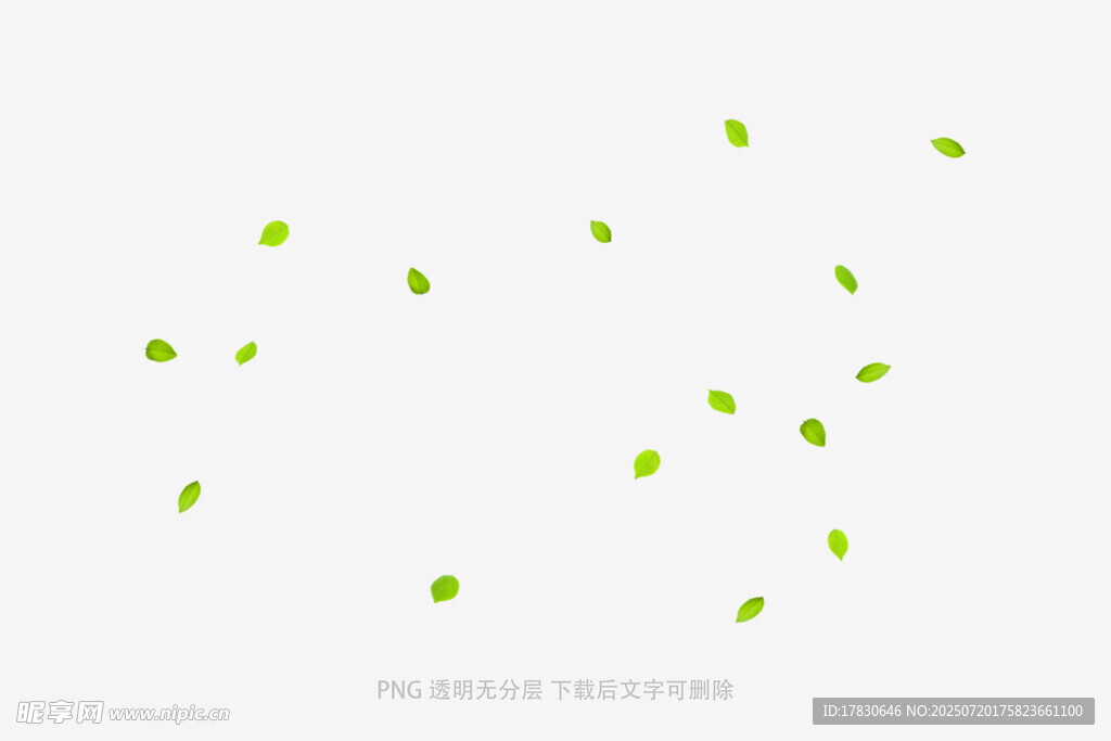 树叶掉落素材