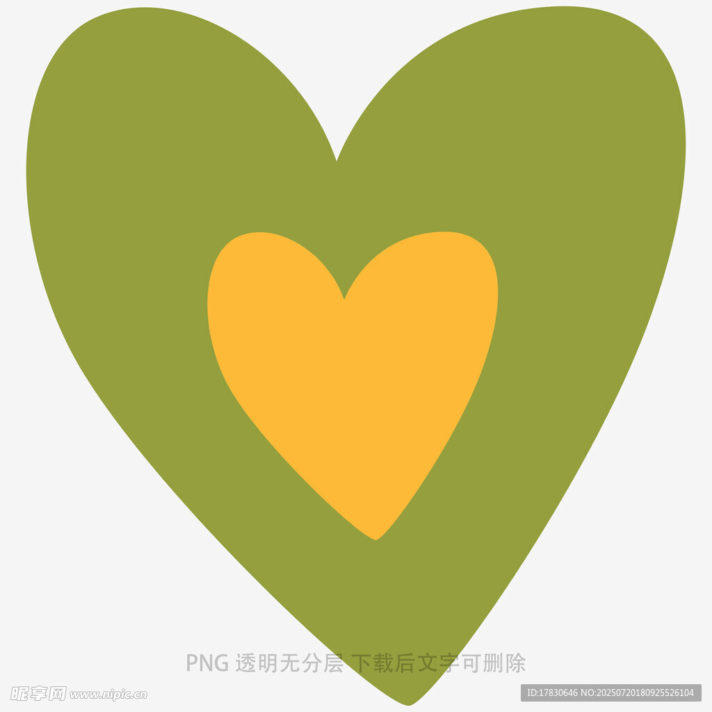 双心图案