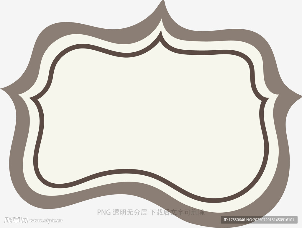 复古风格装饰性边框图案