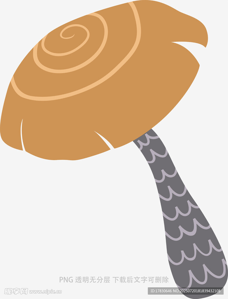 卡通风格蘑菇插画
