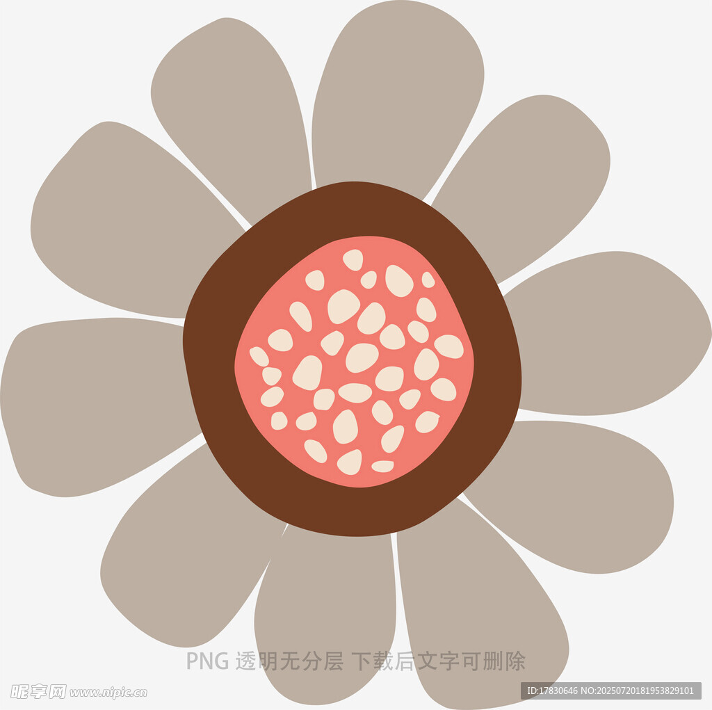 简约花朵图案设计