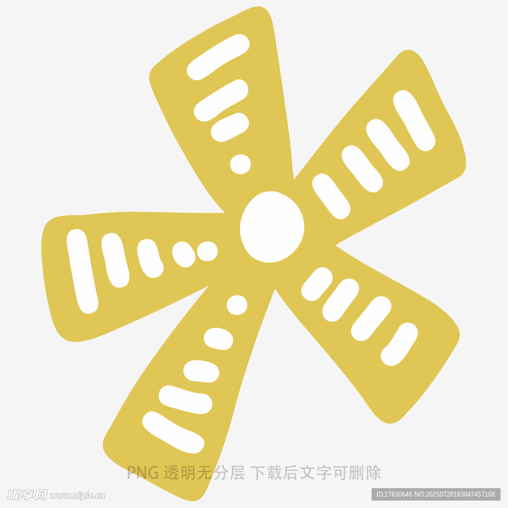 金色镂空花瓣状装饰图案