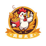 鸡柳标志  炸鸡标志  