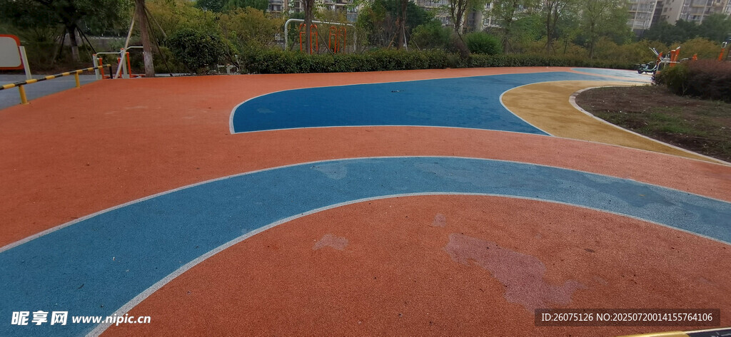 彩色塑胶篮球场地面
