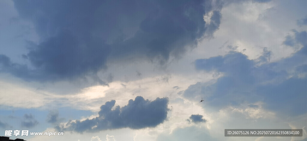 天空中的壮丽云层景观