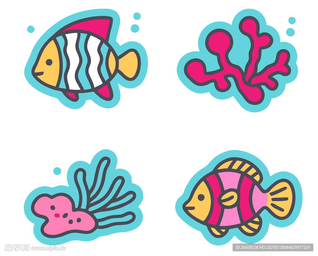 可爱海洋生物