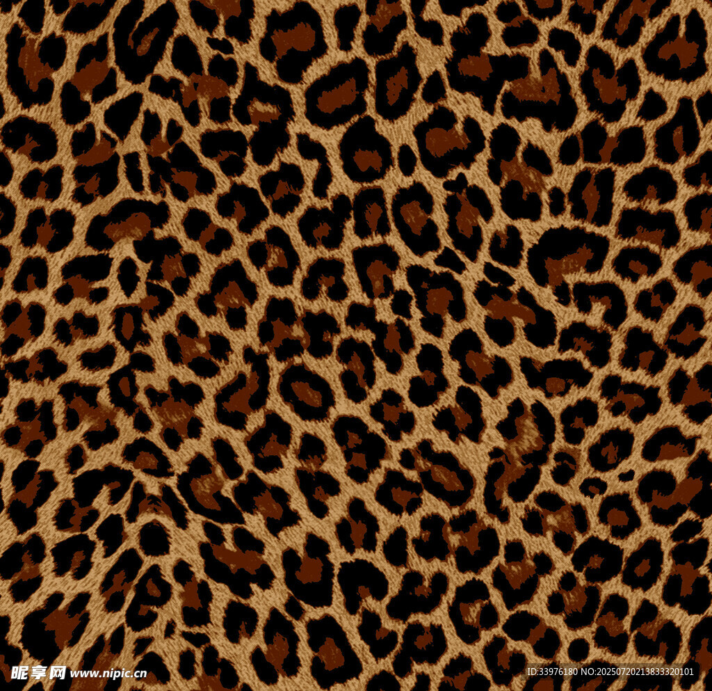 豹纹图案纹理背景