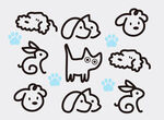猫狗图案