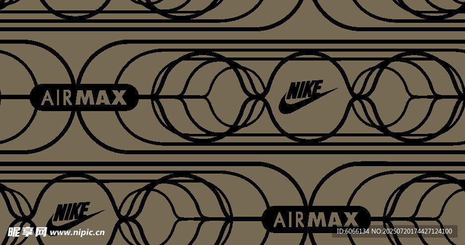 耐克Air Max经典图案设计
