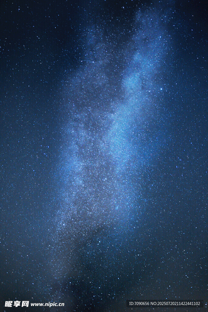 璀璨星空下的神秘银河