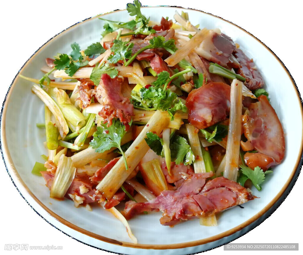 素菜拌肉