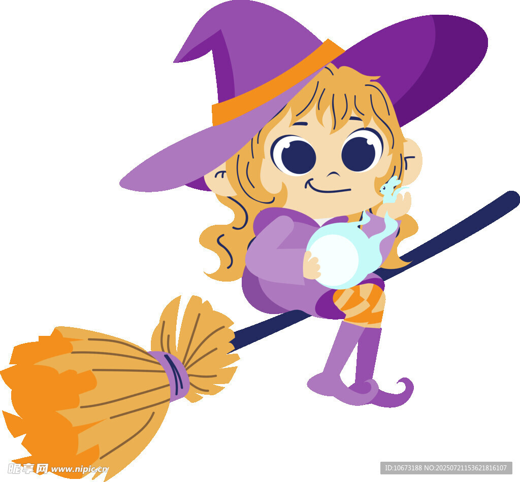 飞行的小女巫与魔法扫帚