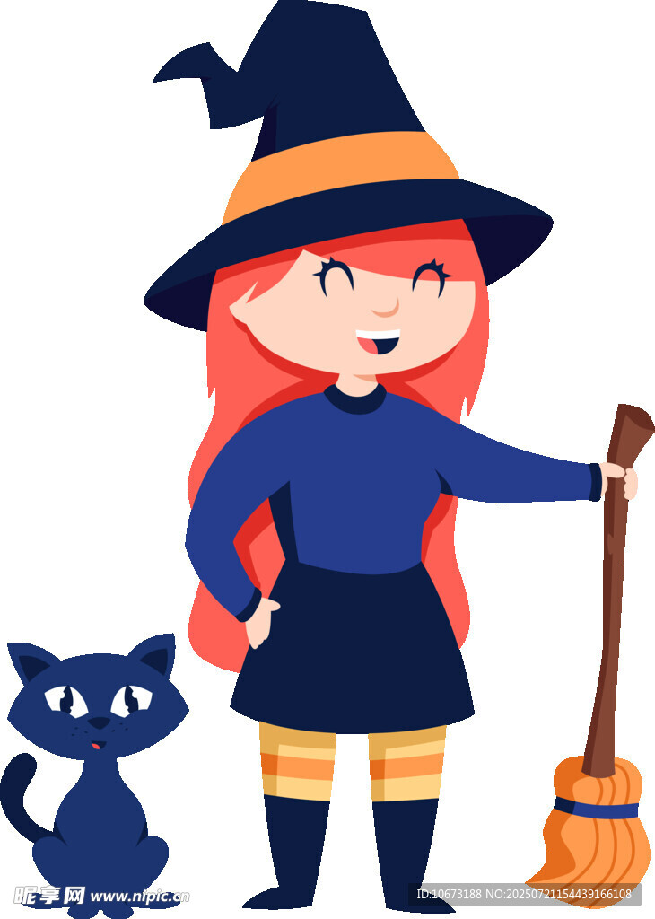 女巫与黑猫的魔法时刻