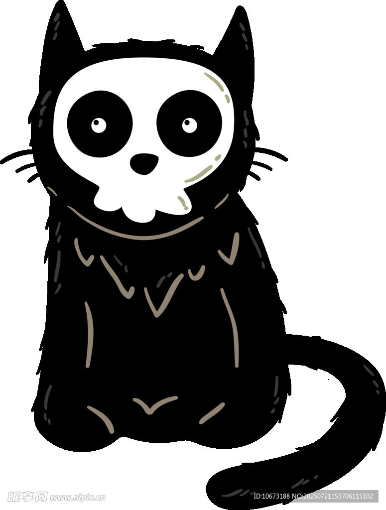 黑猫卡通形象