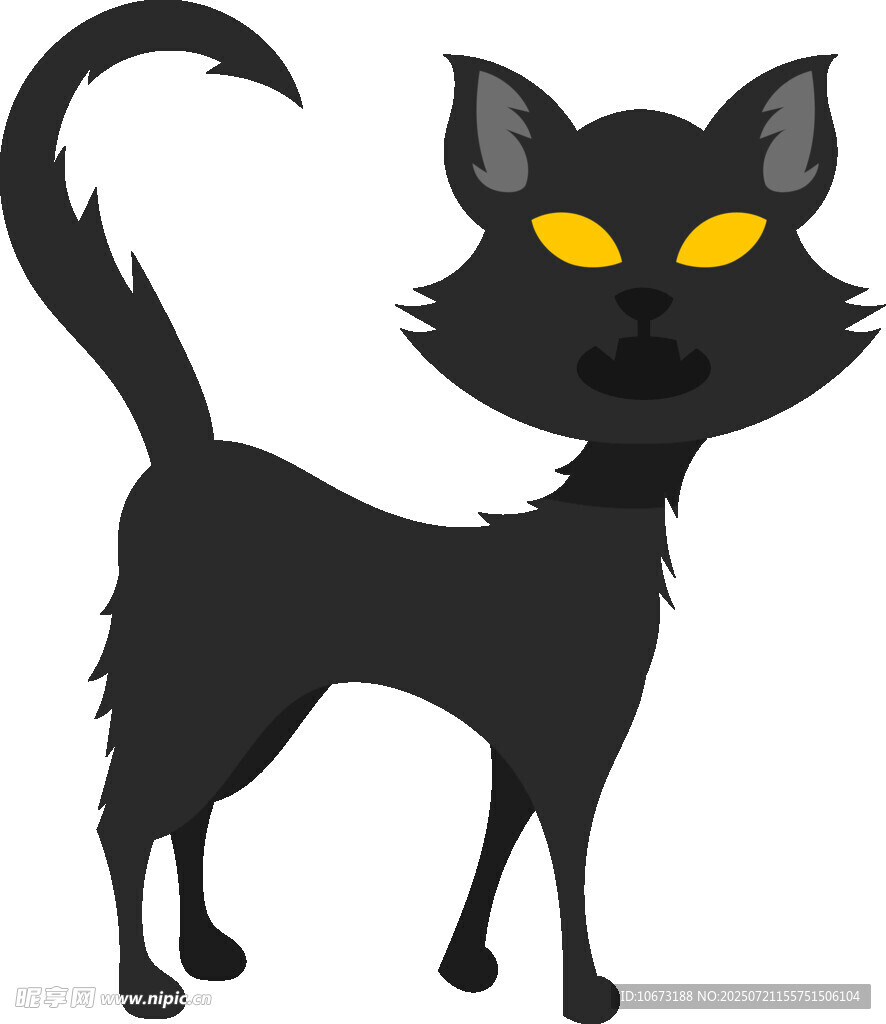 黑猫插画