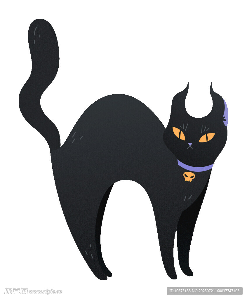 黑猫造型独特